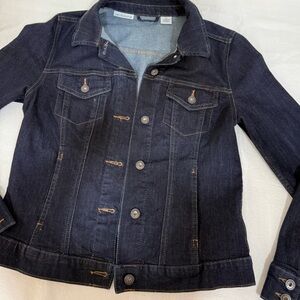 Liz Claiborne Dark Blue Denim Jacket